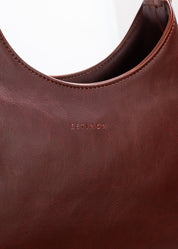AUDREY BAG – Corn Leather in Matte Brown - Ecomarket.com