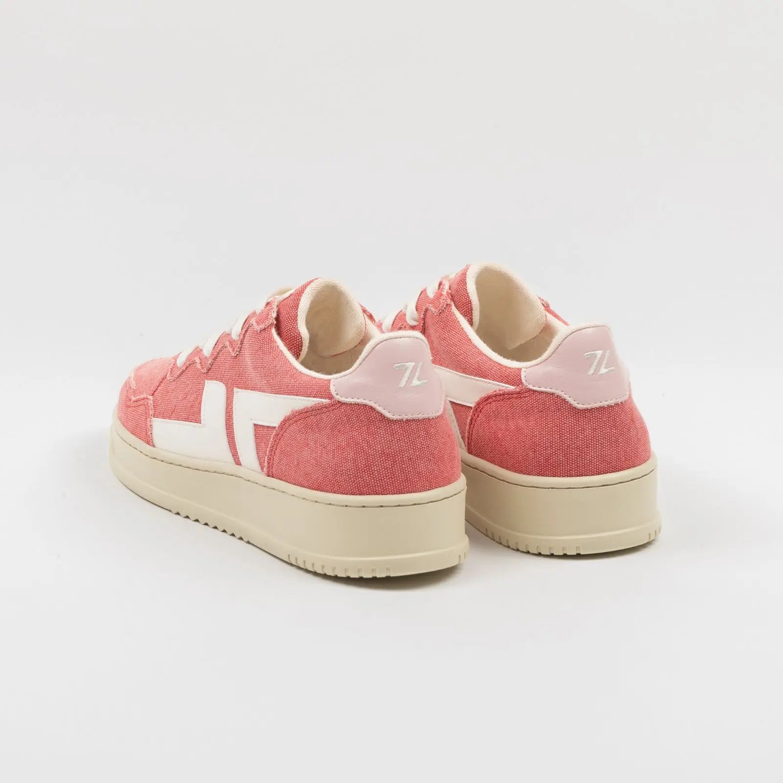 Beta-Series B4 Handmade Vegan Sneakers in Rosso - Ecomarket.com