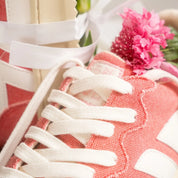 Beta-Series B4 Handmade Vegan Sneakers in Rosso - Ecomarket.com