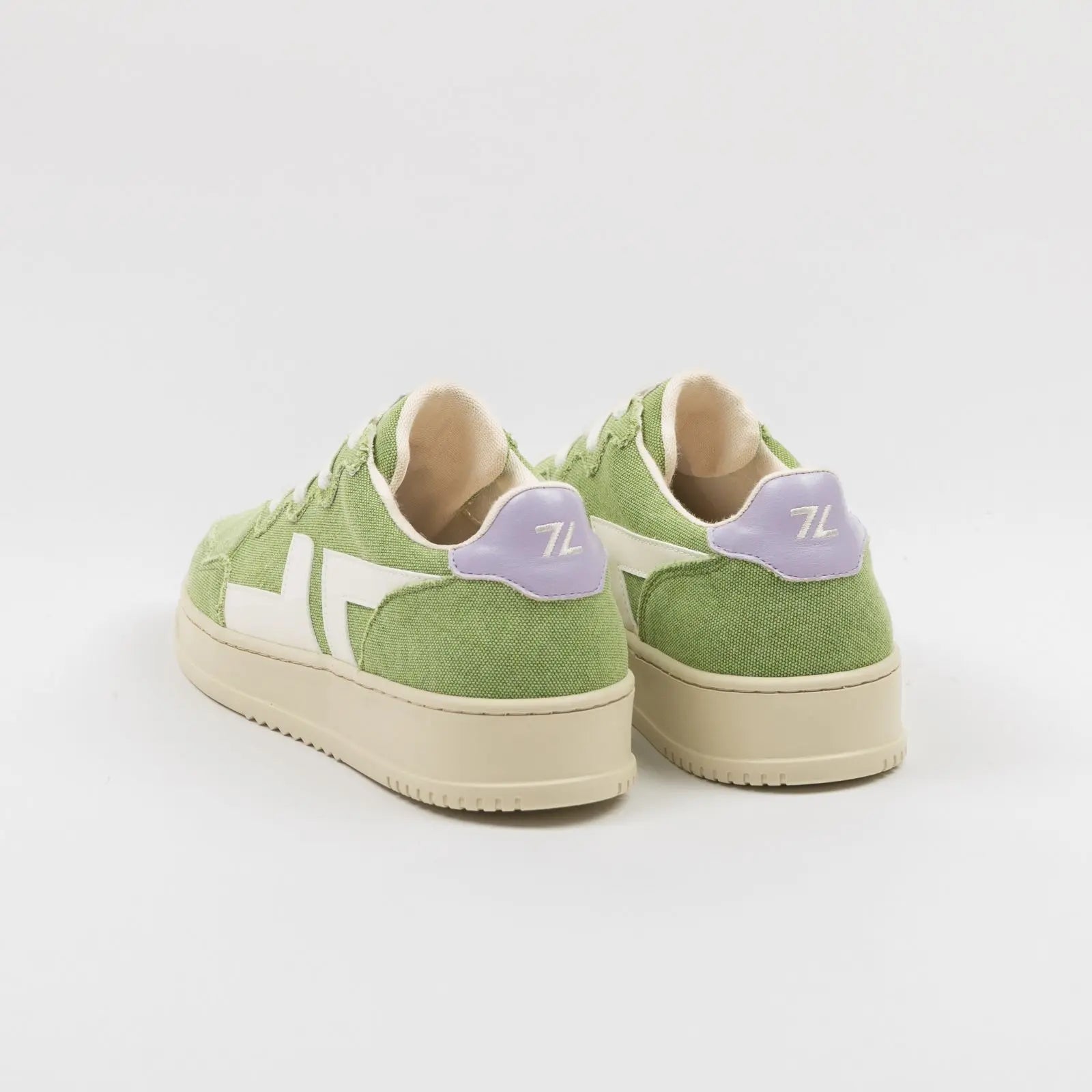 Beta-Series B4 Handmade Vegan Sneakers in Verde - Ecomarket.com