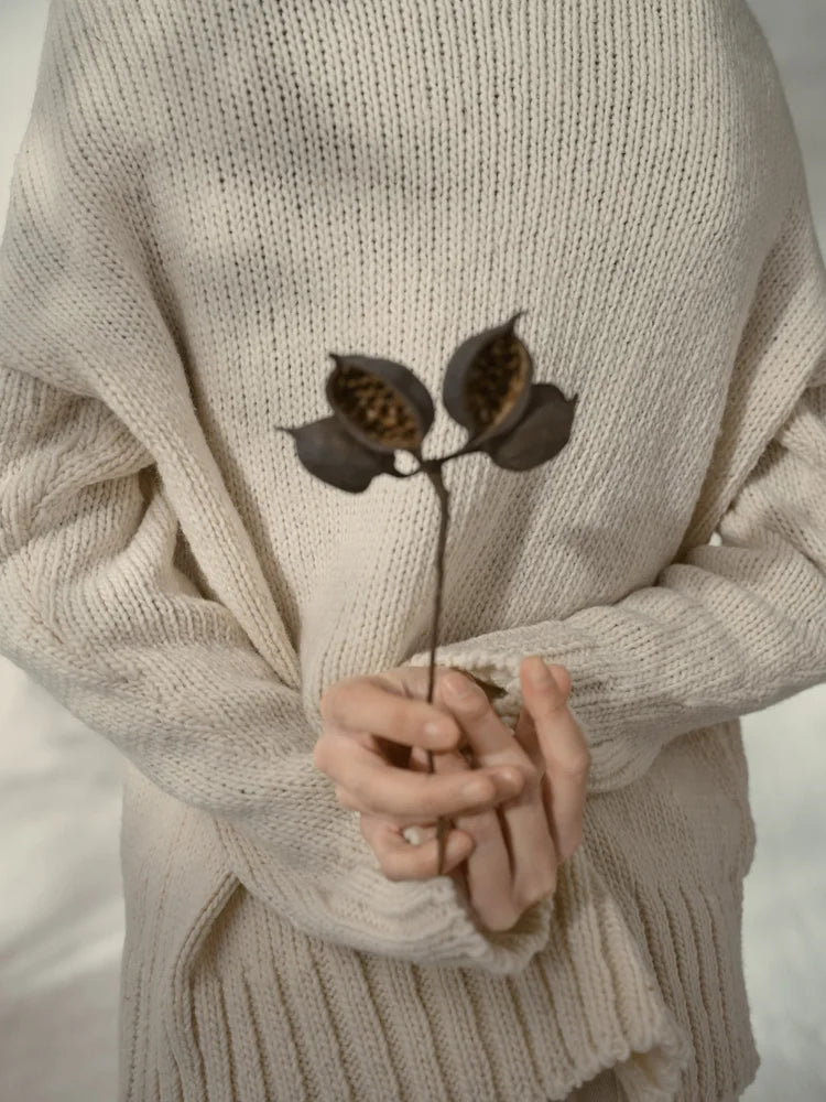 CECILIA SÖRENSEN Artisan Turtleneck – Pure Ecological Wool - Ecomarket.com
