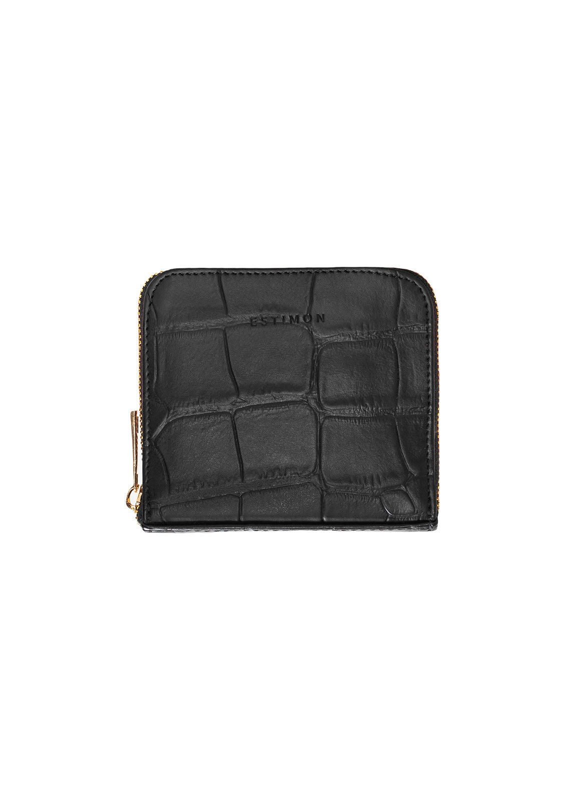 MULTI WALLET corn leather black crocodile - Ecomarket.com