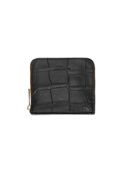 MULTI WALLET corn leather black crocodile - Ecomarket.com