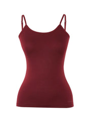 ALINA | Camisole made from super soft TENCEL™ modal mix in Bordeaux - Ecomarket.com