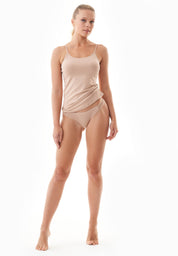 ALINA | Camisole made from super soft TENCEL™ modal mix in Beige - Ecomarket.com