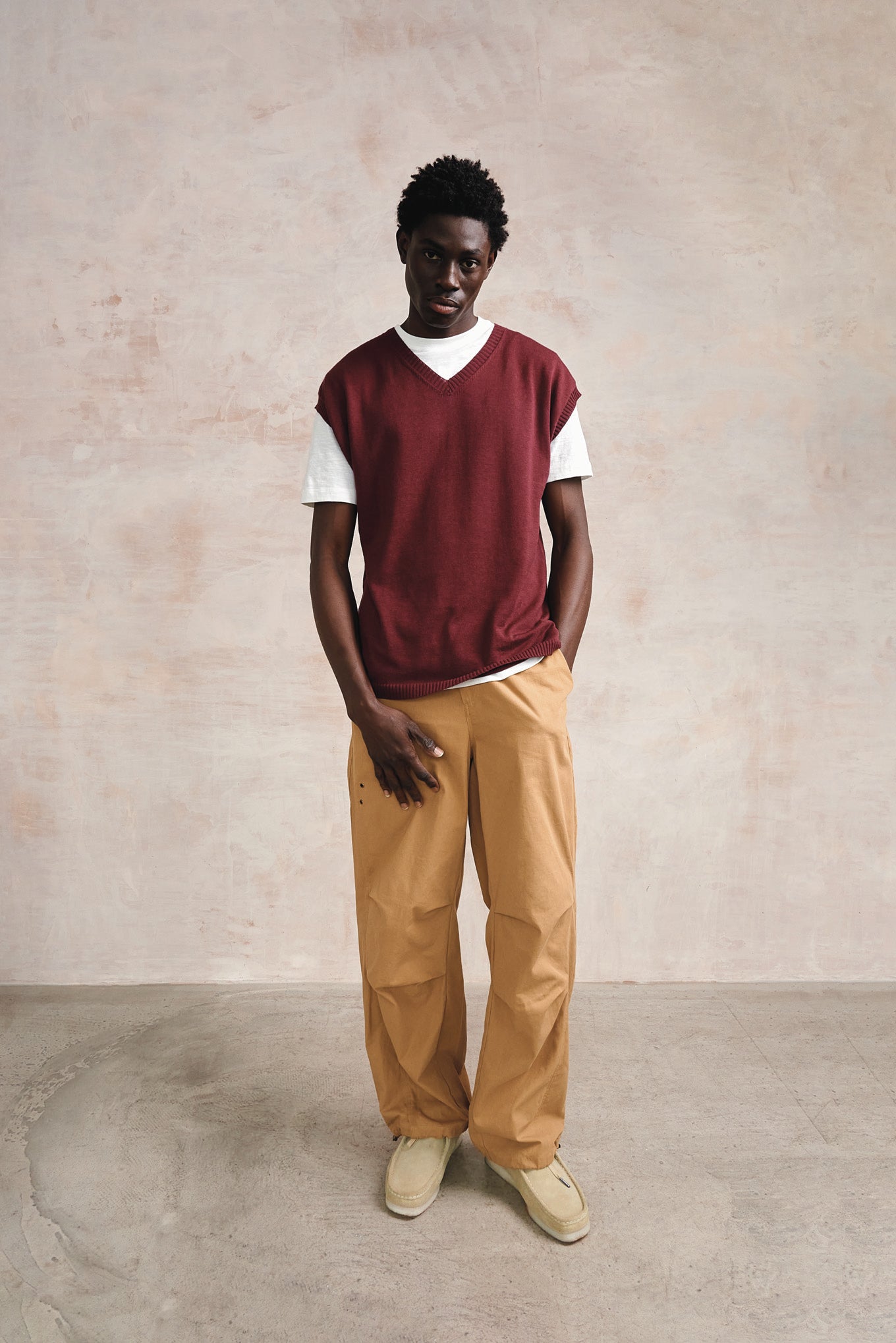 SAFARI - Organic Cotton Trouser - Camel - Ecomarket.com