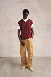 SAFARI - Organic Cotton Trouser - Camel - Ecomarket.com