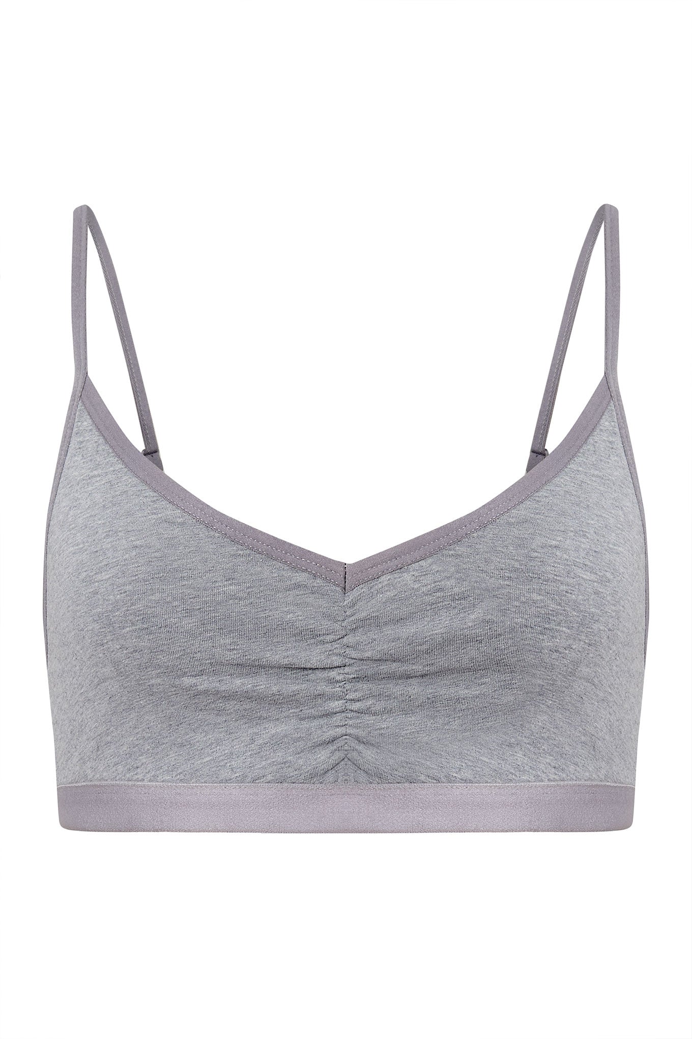 ANASTASIA Bra - GOTS Organic Cotton Grey - Ecomarket.com