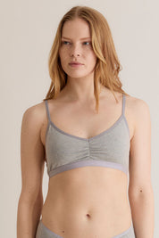 ANASTASIA Bra - GOTS Organic Cotton Grey - Ecomarket.com