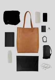 Lite - Camel Vegan shoulder bag - Ecomarket.com