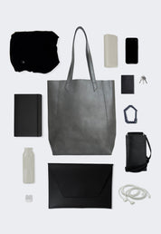 Lite - Grey Vegan shoulder bag - Ecomarket.com