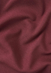 SONNIA | Cropped Ribbed Top in Organic Cotton in bordeaux - Ecomarket.com