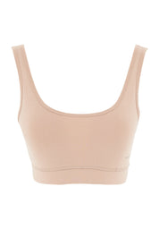 BRIANNA | Bralette made from organic cotton and TENCEL™ Modal in beige - Ecomarket.com