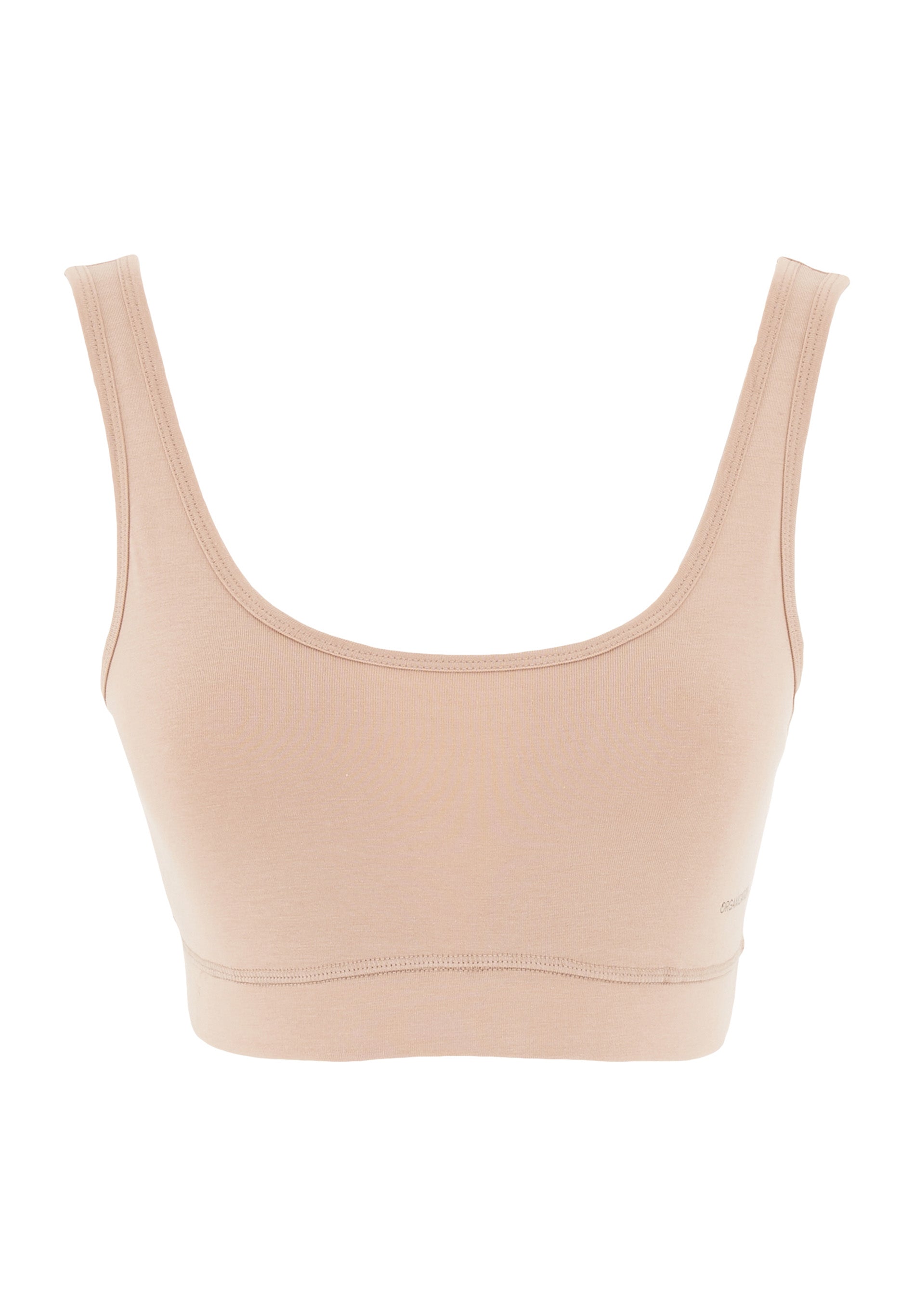 BRIANNA | Bralette made from organic cotton and TENCEL™ Modal in beige - Ecomarket.com