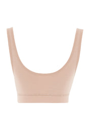 BRIANNA | Bralette made from organic cotton and TENCEL™ Modal in beige - Ecomarket.com