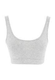 BRIANNA | Bralette made from organic cotton and TENCEL™ Modal in grey - Ecomarket.com