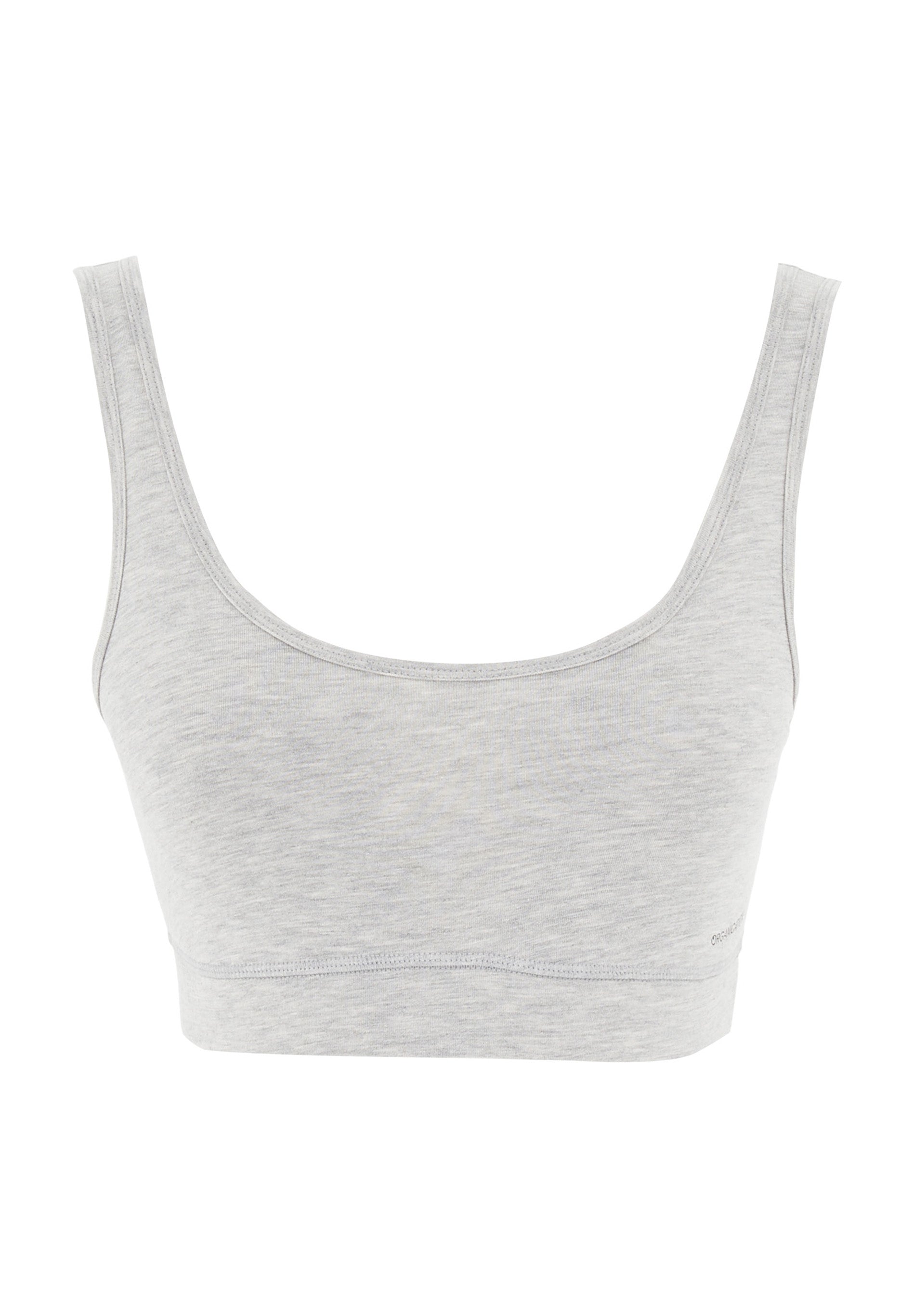 BRIANNA | Bralette made from organic cotton and TENCEL™ Modal in grey - Ecomarket.com