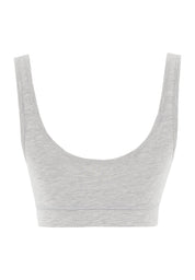 BRIANNA | Bralette made from organic cotton and TENCEL™ Modal in grey - Ecomarket.com