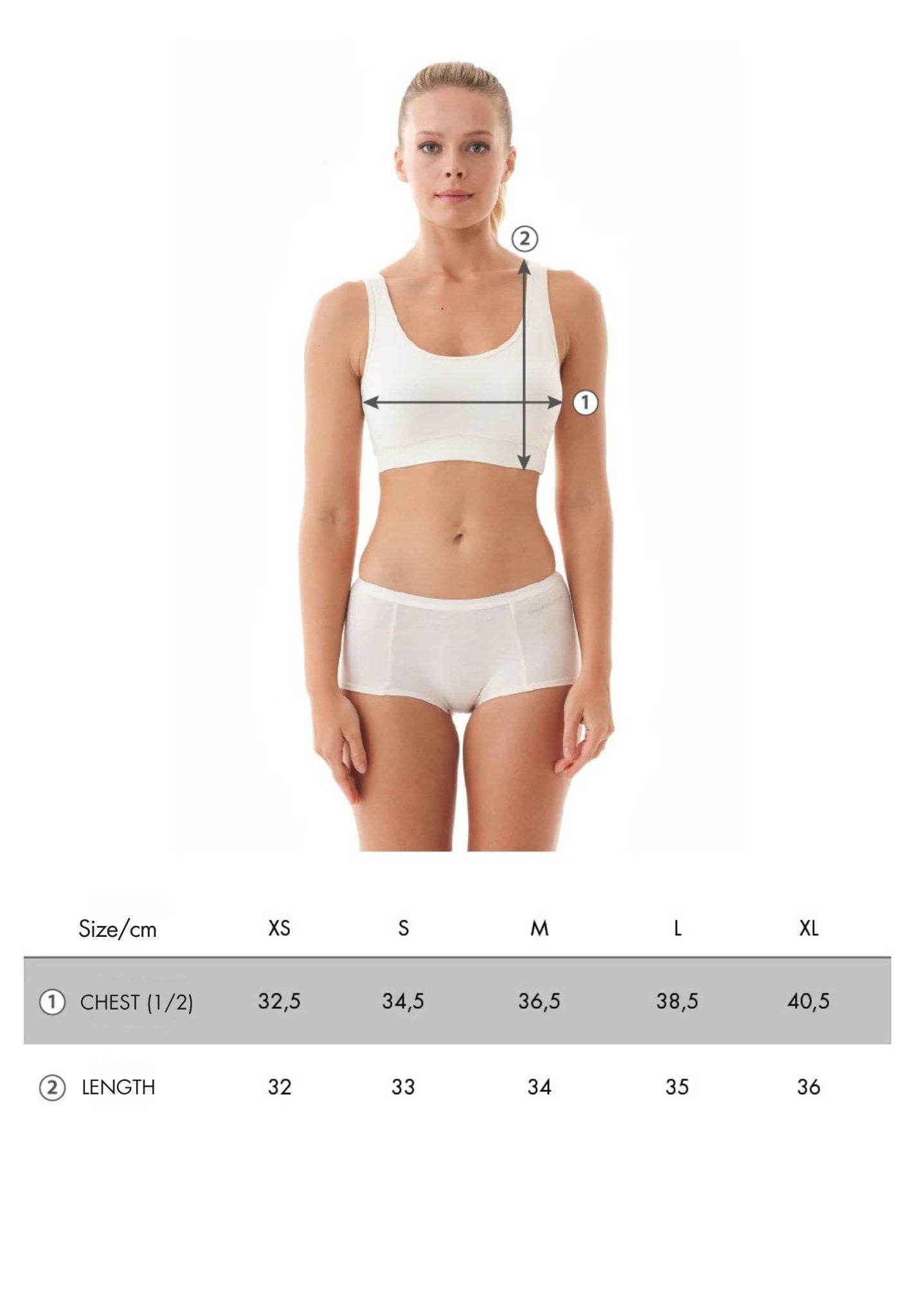 BRIANNA | Bralette made from organic cotton and TENCEL™ Modal in off white - Ecomarket.com