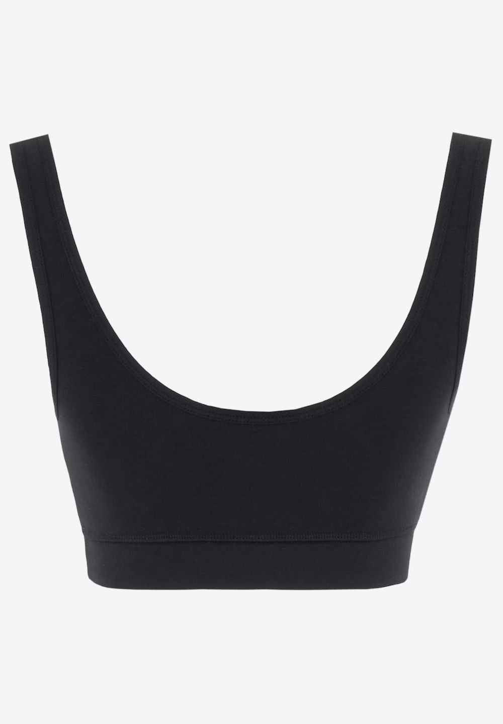 BRIANNA | Bralette made from organic cotton and TENCEL™ Modal in black - Ecomarket.com