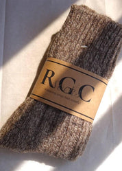 Alpaca Natural Wool Socks Brown - Ecomarket.com