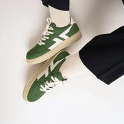 Beta-Series B3 Handmade Vegan Sneakers in Vert - Ecomarket.com