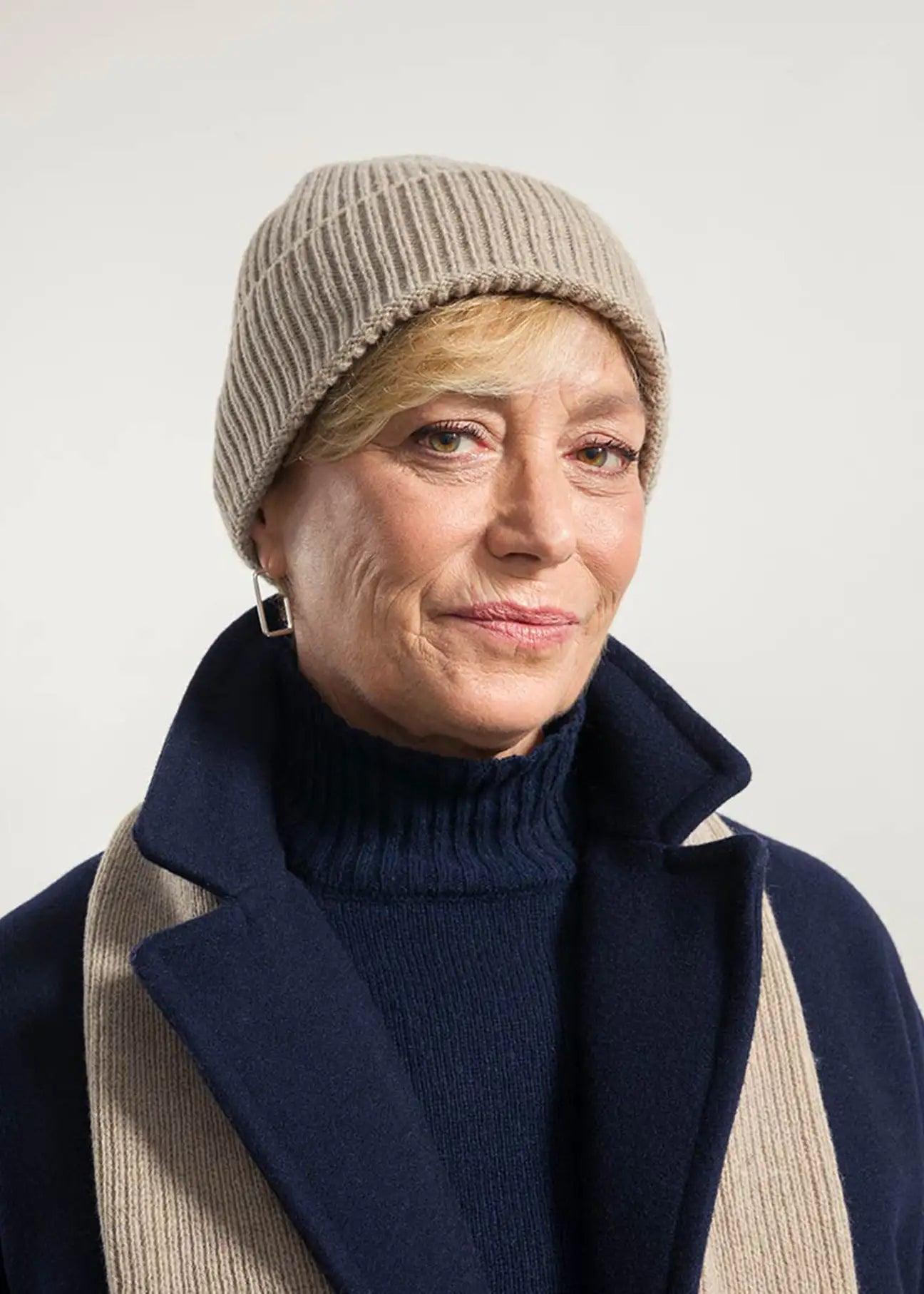 Marcello Recycled Cashmere Beanie - Ecomarket.com