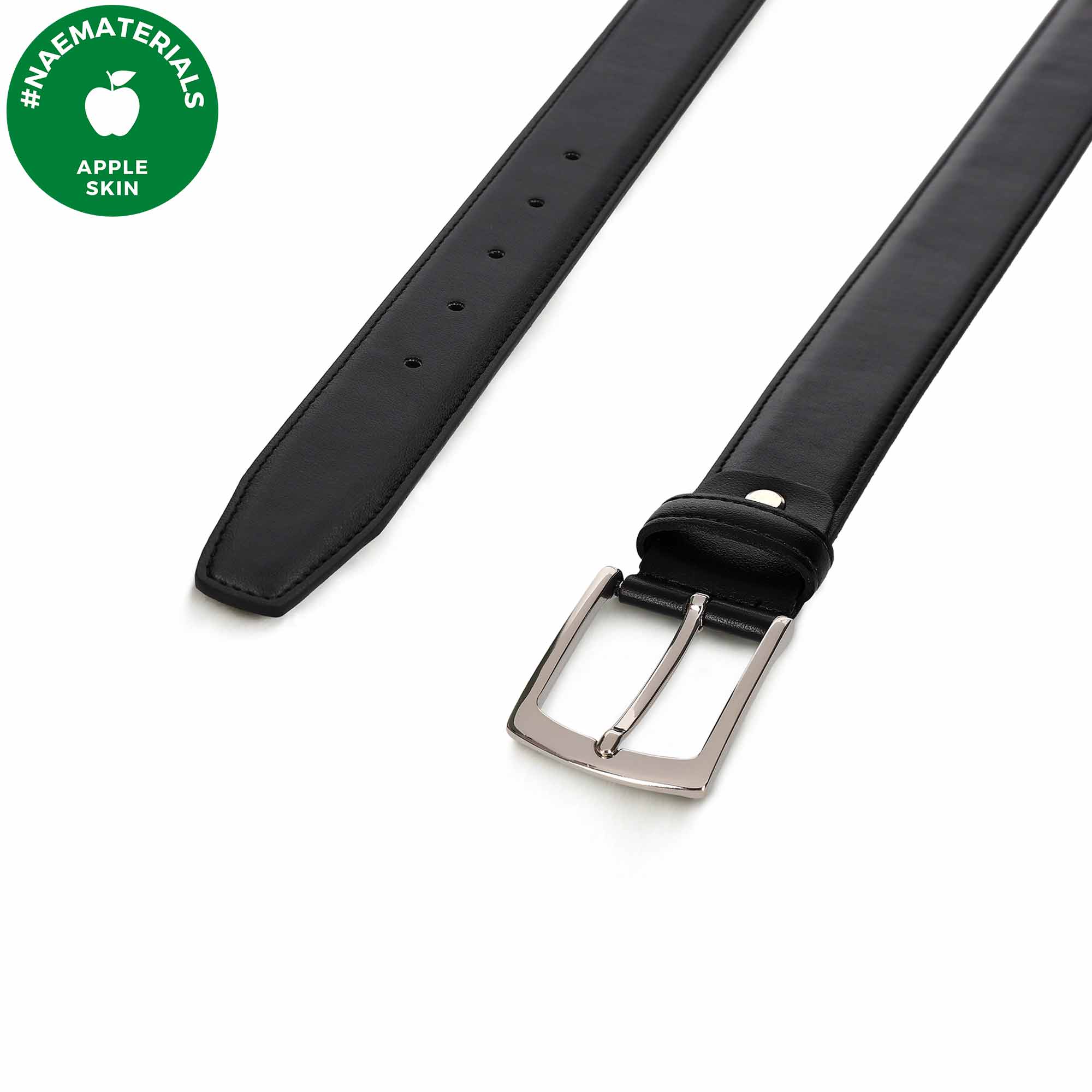 Manresa Black Vegan Belt - Ecomarket.com