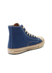 Billy High-Top Vegan Hemp Sneaker - Off Navy - Ecomarket.com