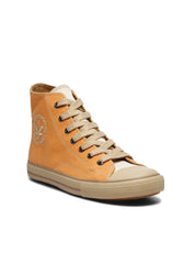 Billy High-Top Vegan Hemp Sneaker - Orange - Ecomarket.com