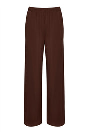 BINITA - Modal Jersey Trouser - Chocolate - Ecomarket.com