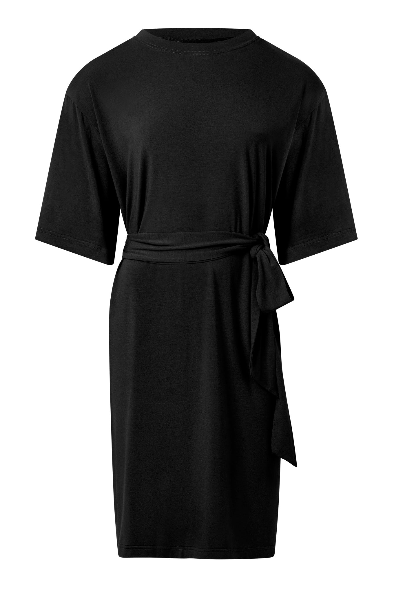 Sadie Sustainable Tencel Modal Boxy Dress in Black | KOMODO Ecomarket.com Sadie Sustainable Tencel Modal Boxy Dress in Black | KOMODO Ecomarket.com