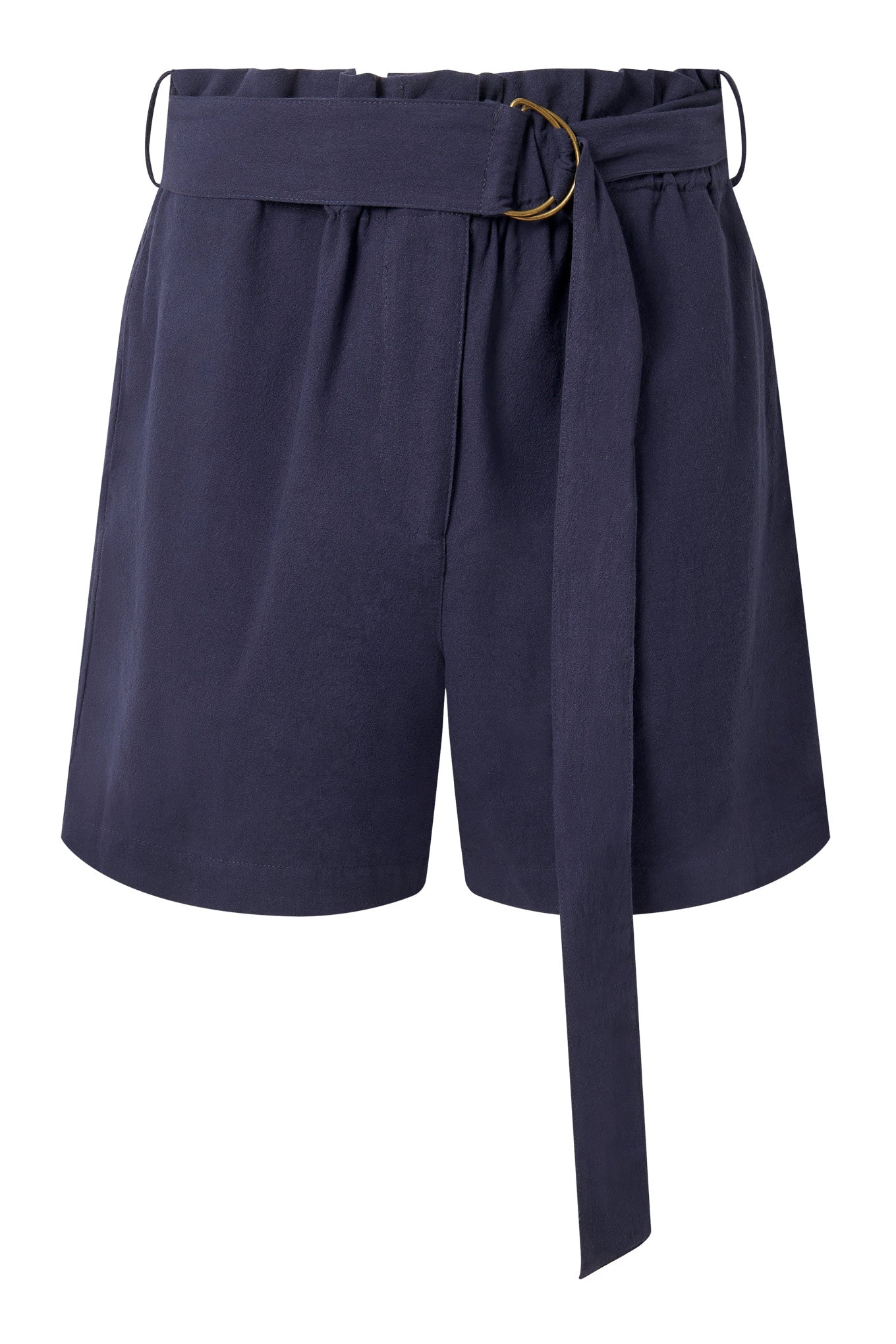 NALA - Cheesecloth Shorts - Solid Navy - Ecomarket.com