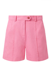 EMMIE - Organic Linen Cotton Shorts - Pink - Ecomarket.com