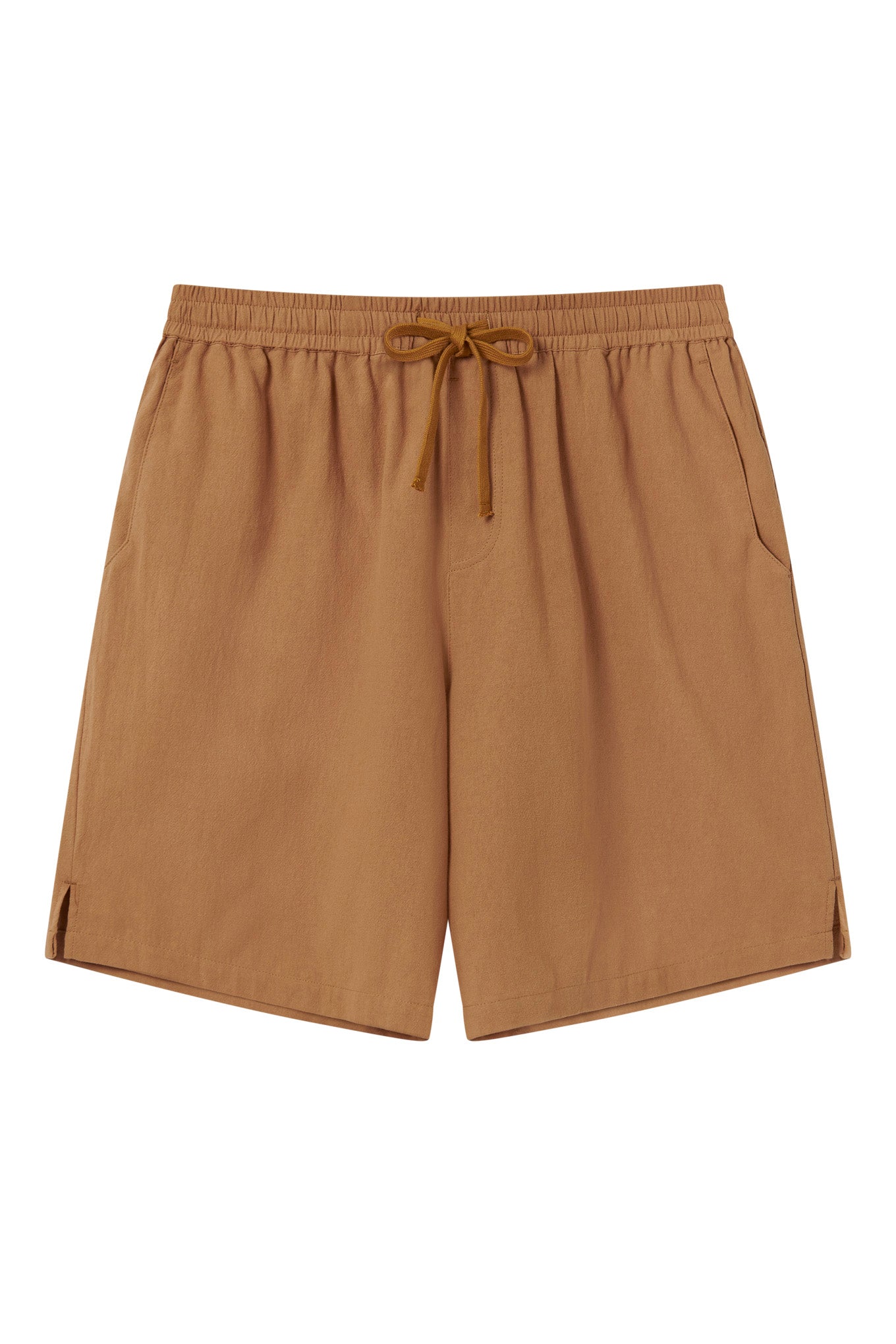 JERRY - Organic Cotton Shorts - Tan - Ecomarket.com