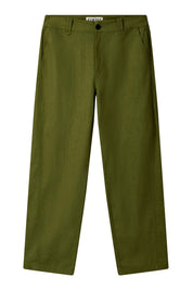 MAKULU - Organic Linen Cotton Trouser - Khaki - Ecomarket.com