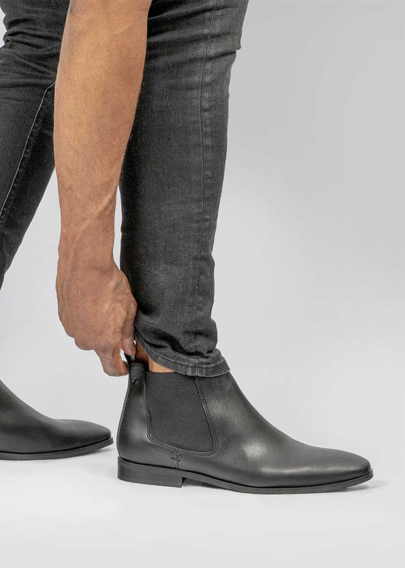 Alan Vegan Chelsea Boots Black - Ecomarket.com