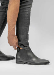 Alan Vegan Chelsea Boots Black - Ecomarket.com