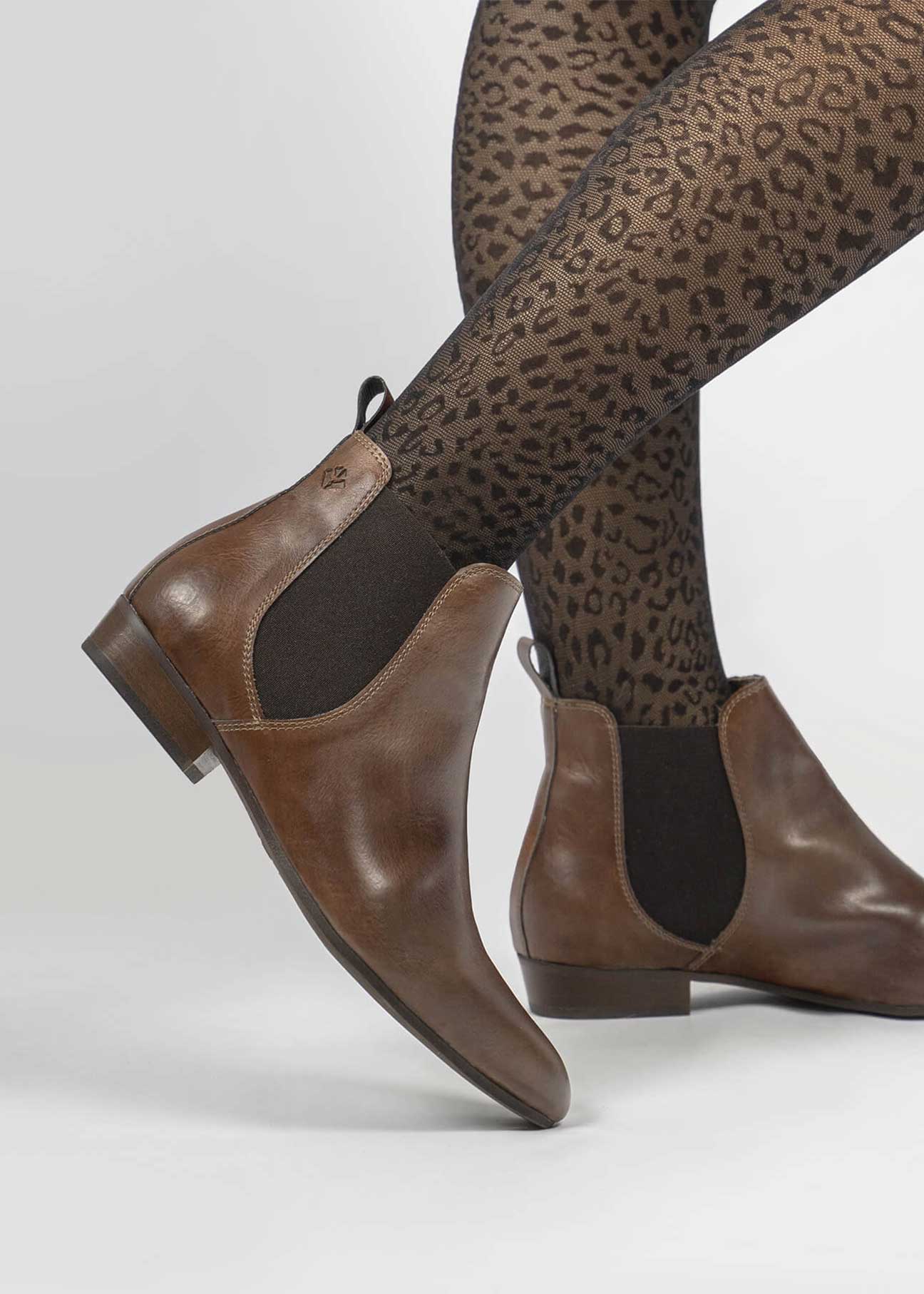 Laika Vegan Chelsea Boots Brown - Ecomarket.com
