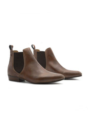 Laika Vegan Chelsea Boots Brown - Ecomarket.com