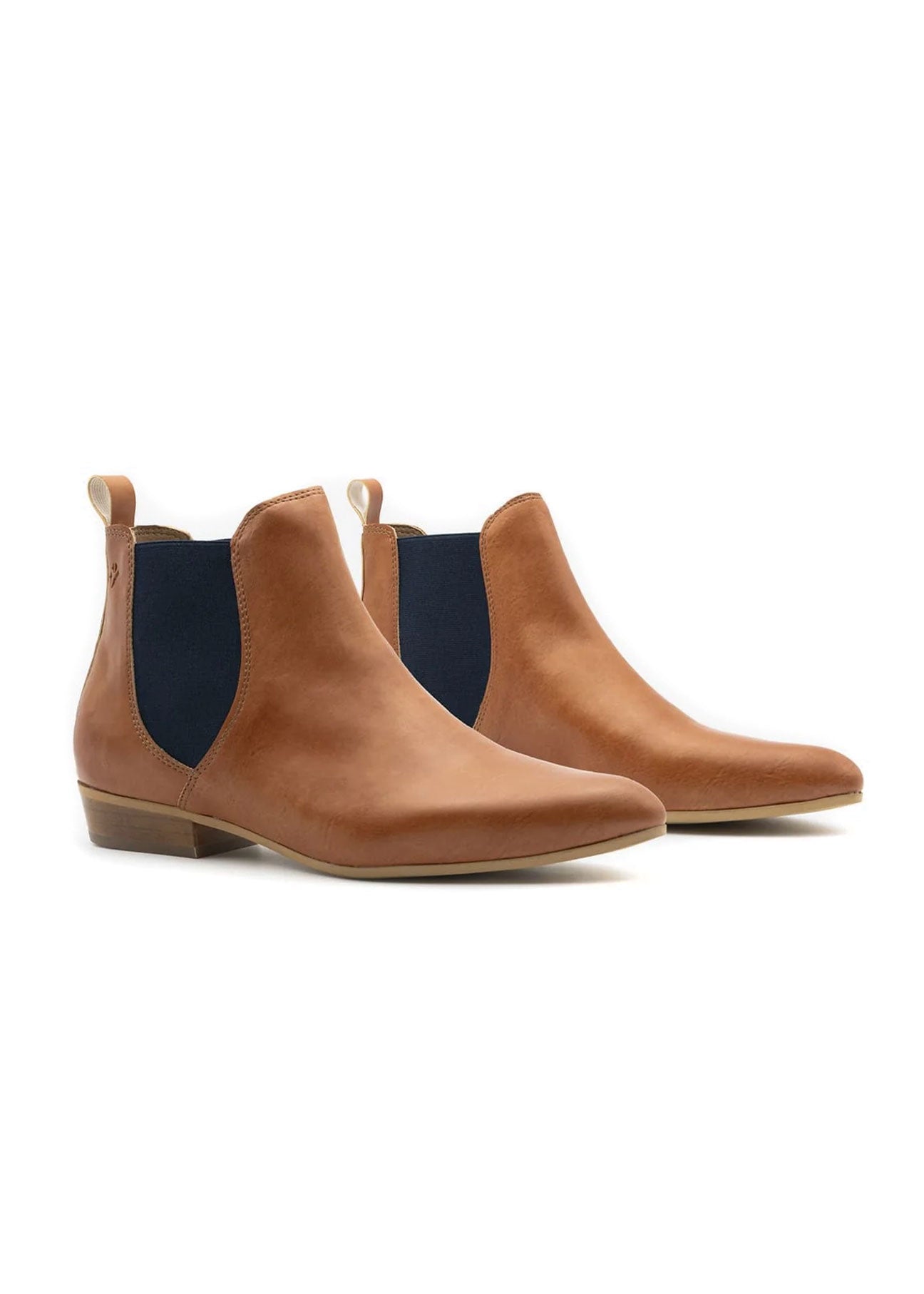 Laika Vegan Chelsea Boots Camel - Ecomarket.com
