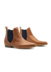 Laika Vegan Chelsea Boots Camel - Ecomarket.com