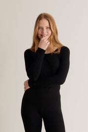 DARCEY Top - GOTS Organic Cotton Black - Ecomarket.com