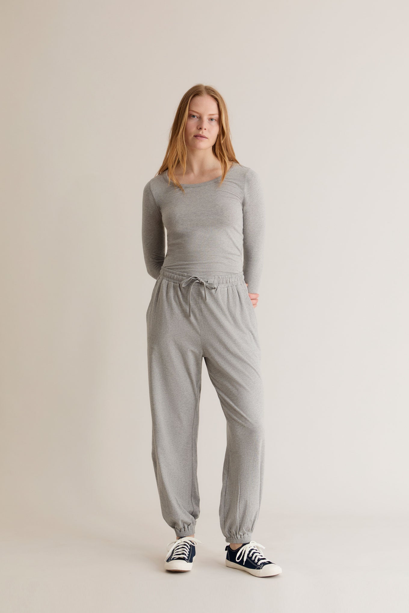 TERESA Jogger - GOTS Organic Cotton Grey - Ecomarket.com