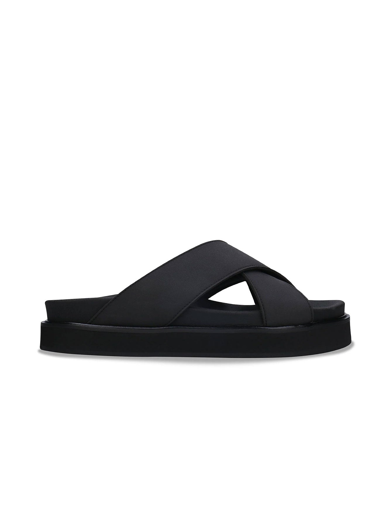 DAVU Vegan Sandals in Black - Ecomarket.com
