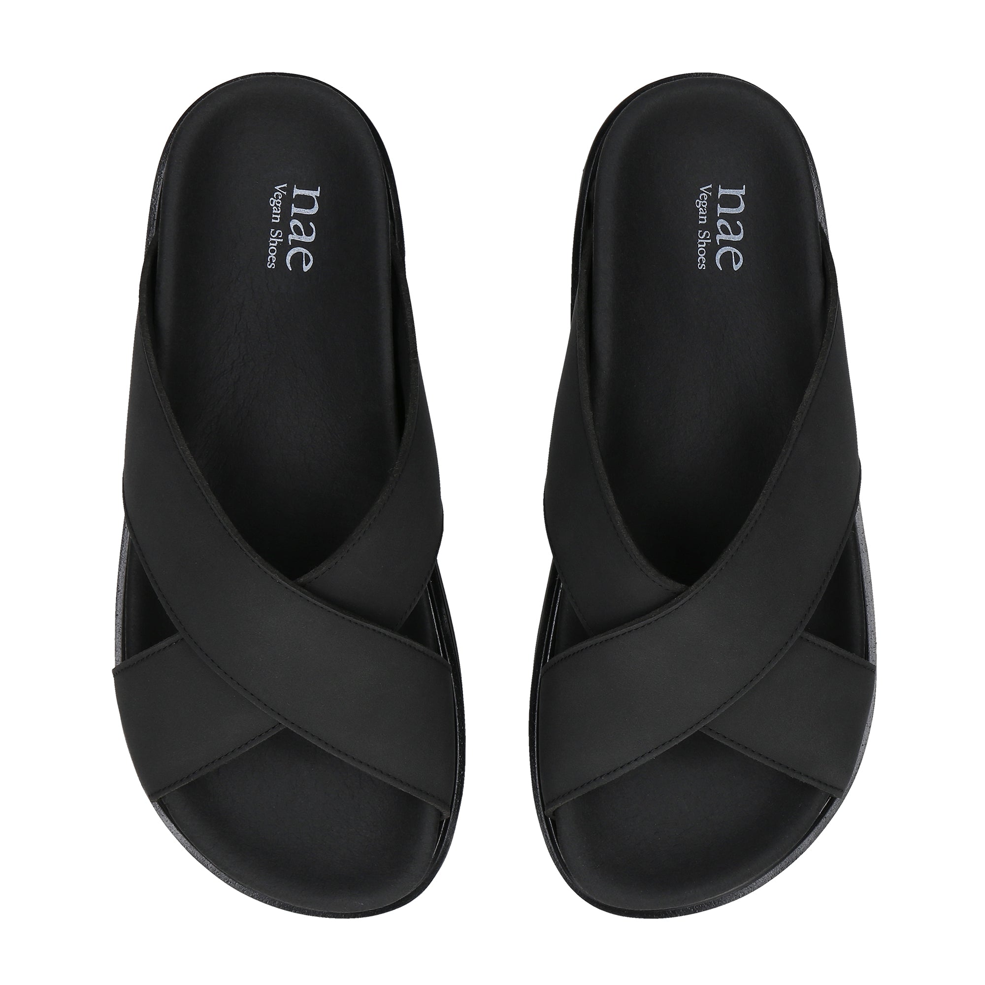 DAVU Vegan Sandals in Black - Ecomarket.com