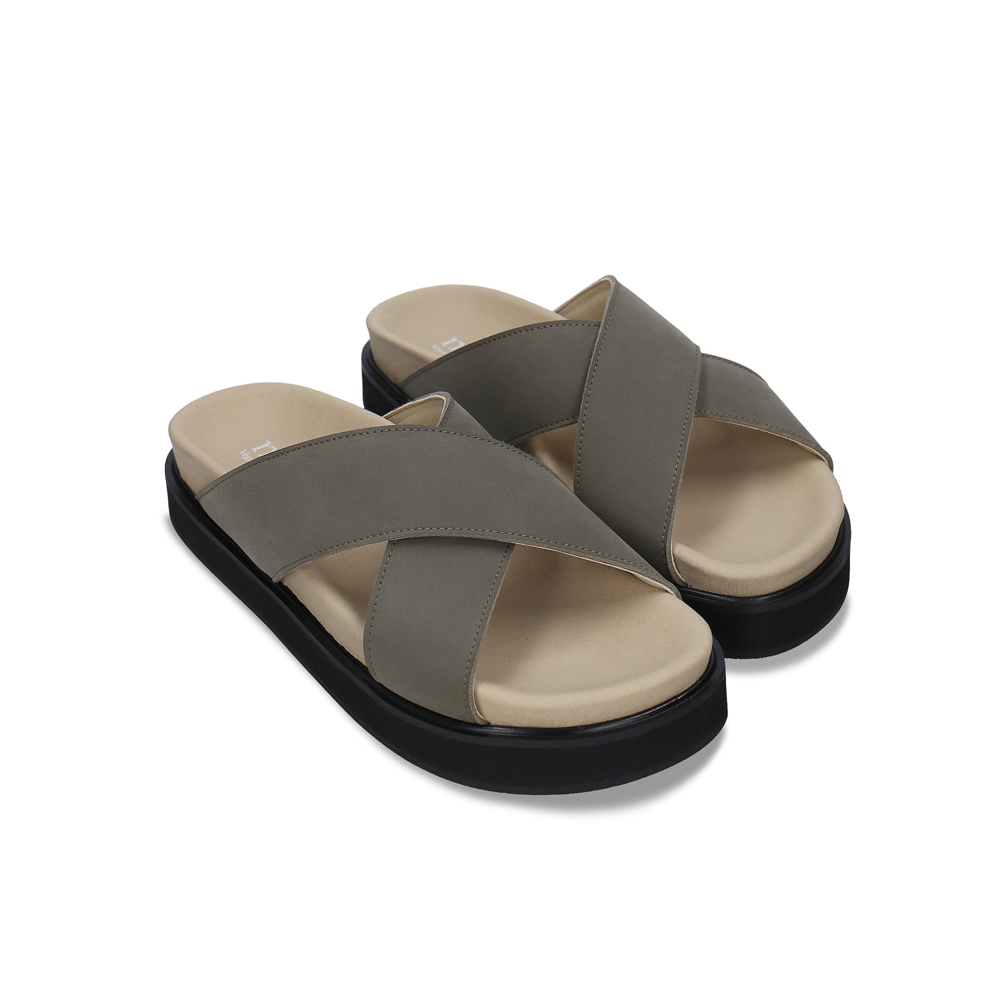 DAVU Vegan Sandals in Green - Ecomarket.com