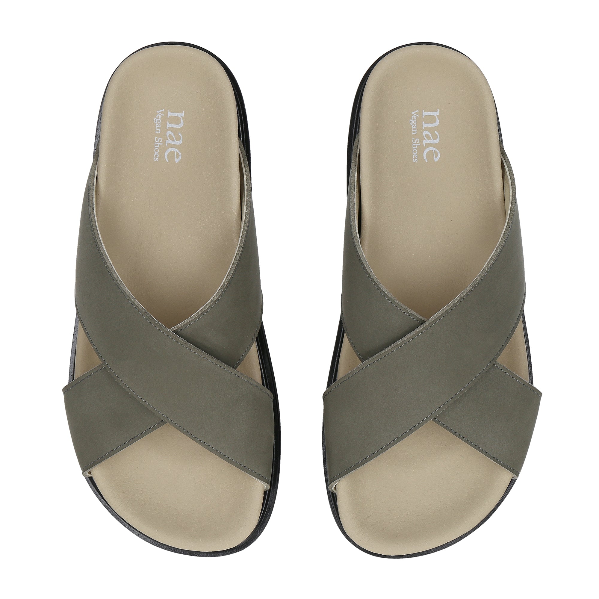 DAVU Vegan Sandals in Green - Ecomarket.com