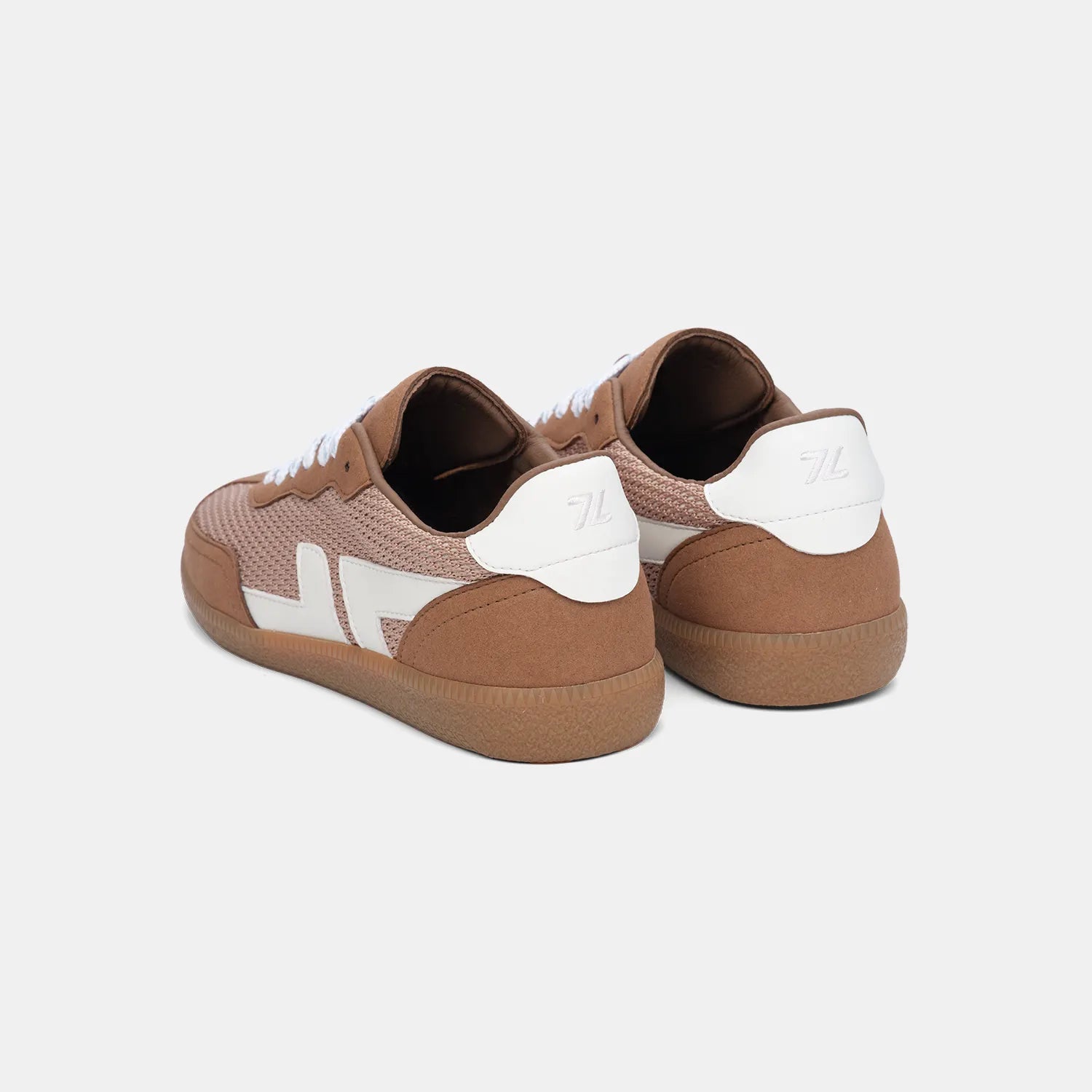 Delta-Series Handmade Vegan Sneakers in Moka - Ecomarket.com