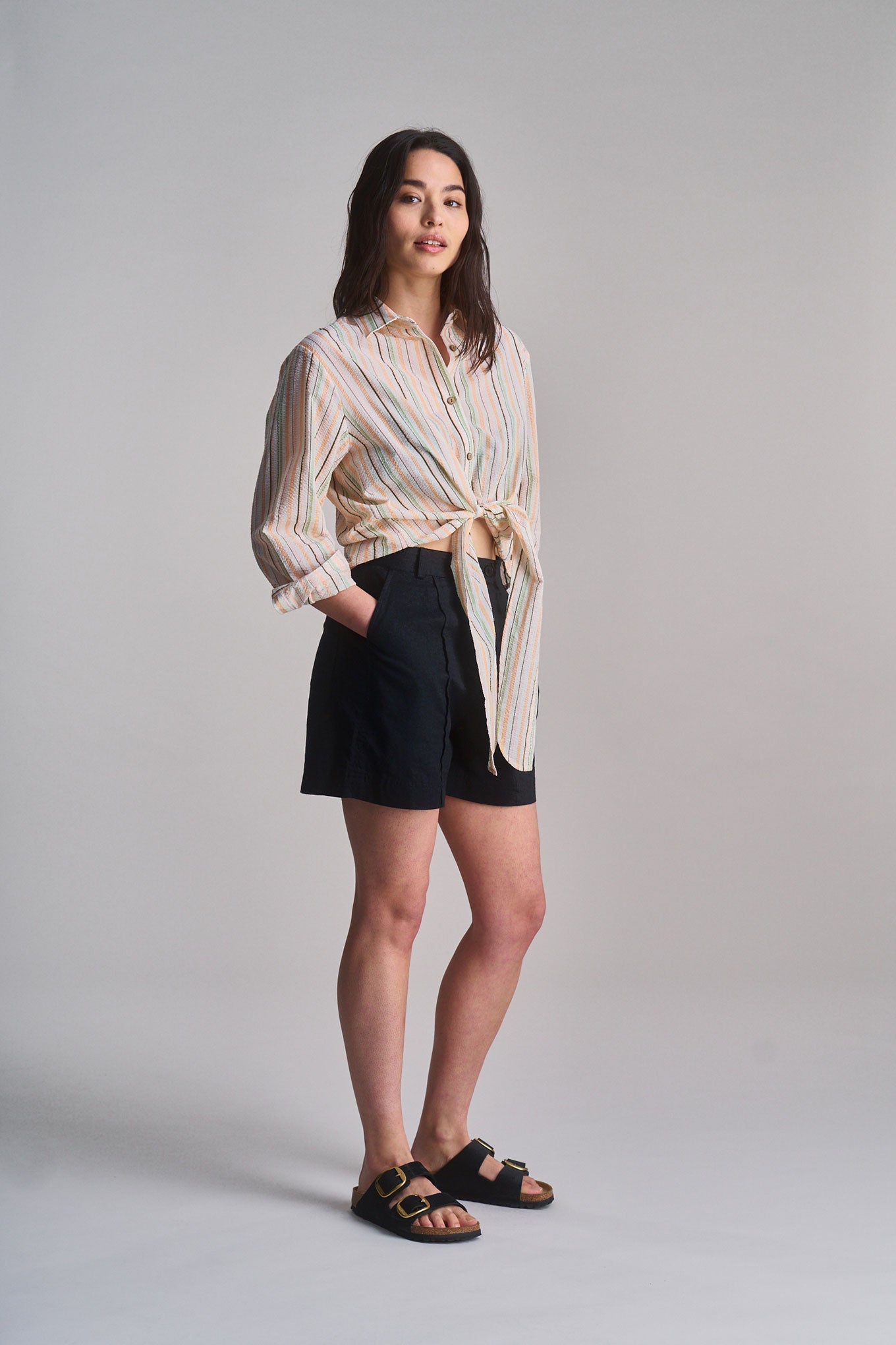 JUNGLE - Organic Cotton Shirt - Candy Stripe - Ecomarket.com